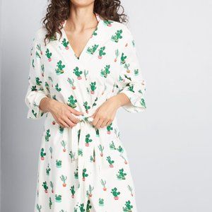 New never worn Modcloth cactus robe